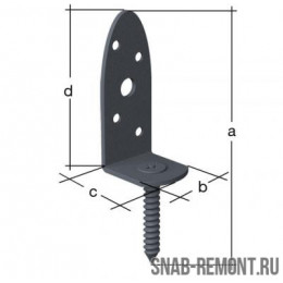 Крепеж L-обр. Овадо оц. 120x30мм